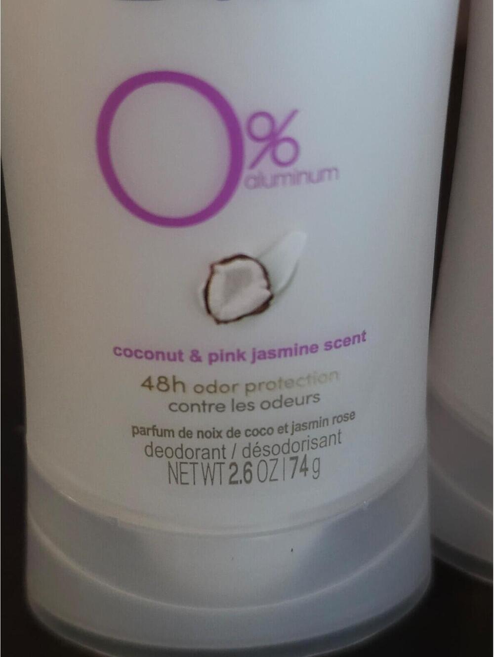 3Pack Dove 0% Aluminum Womens Deodorant Stick - Coconut and Pink Jasmine, 2.6 Oz - Picture 3 of 4